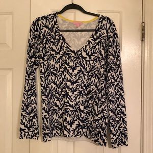 Lilly Pulitzer coral sweater